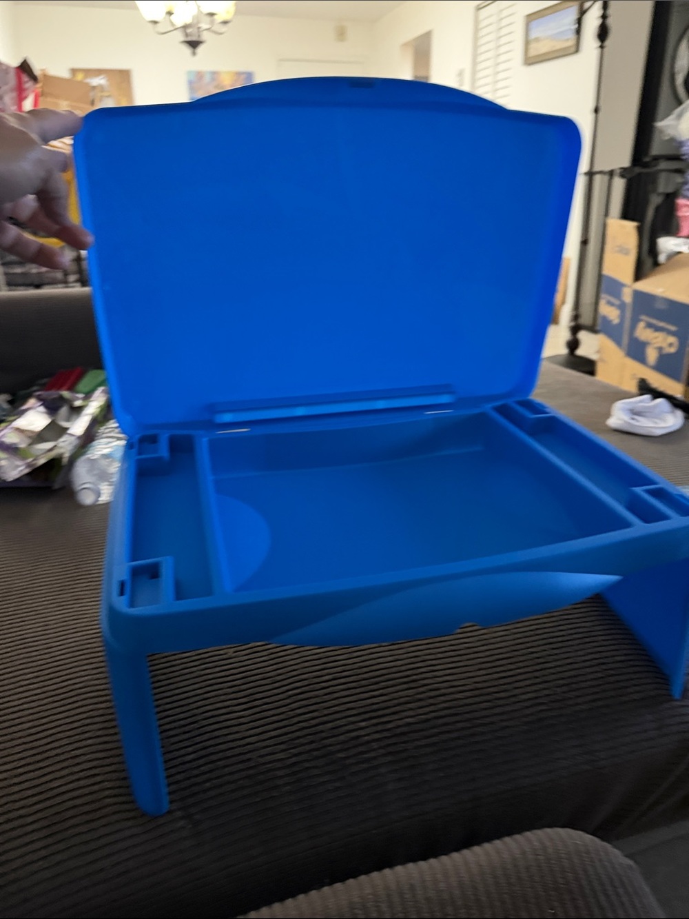 Source Unknown Blue Portable Kids Lap Desk